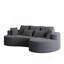Canapé modulaire surdimensionné moderne et rembourré, siège en nuage courbé extra large et large à 4 places de 105 pouces avec 7 coussins, canapé-lit combiné gratuit pour le salon, la chambre à coucher-76029965-76029960
