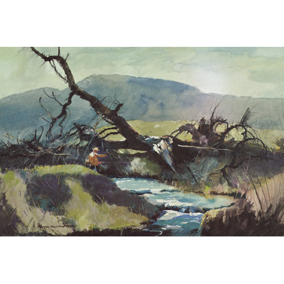 Fishing Retreat III 1 Piece Wrapped Canvas Painting