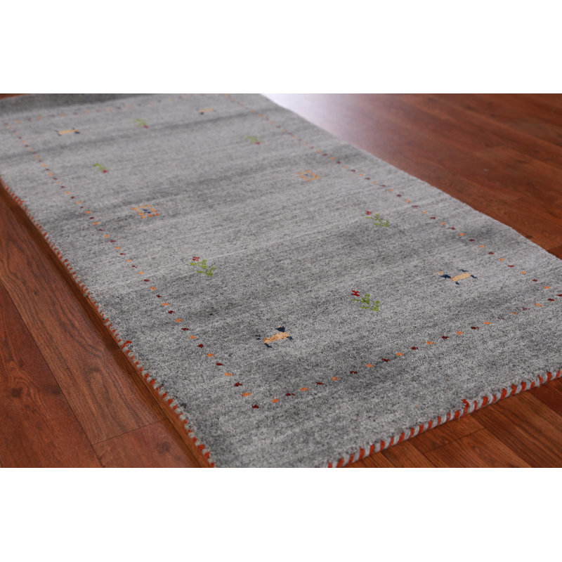 Handmade Gabbeh Indian Rug 2x4