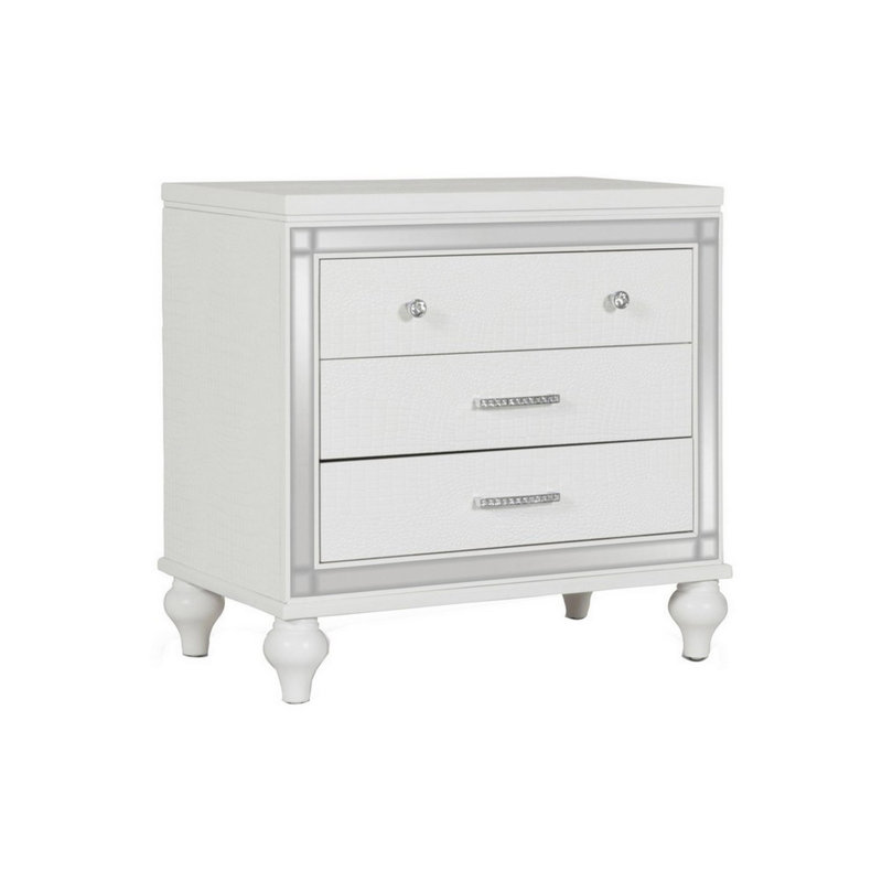 Sherley Nightstand, White