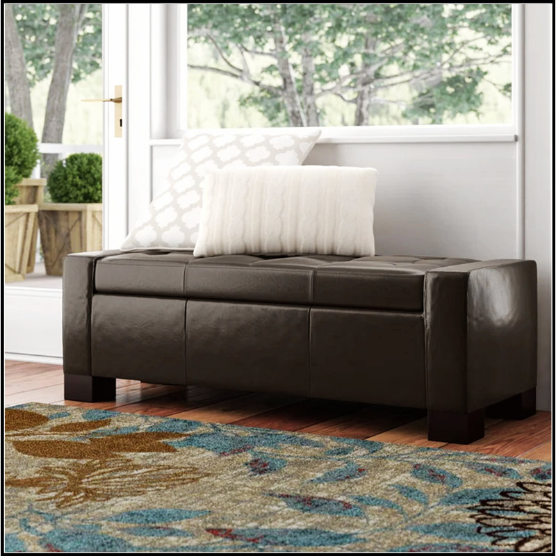 Banc de rangement avec repose-pieds Guernsey