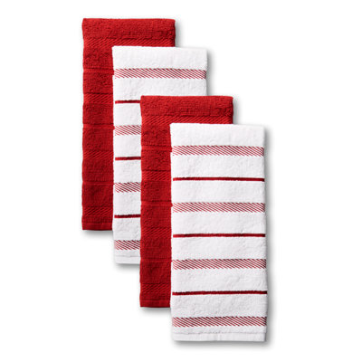 KITCHENAID Albany Kitchen Towel 4-Pack Set, 16"x26"