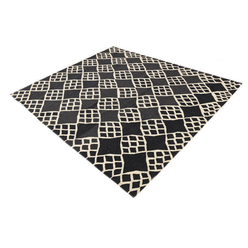 Tapis noir 6x8 Pinkerton