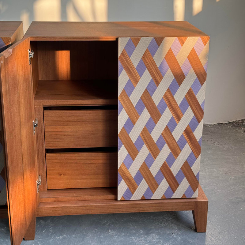 Armoire d'appoint de style zen médiéval