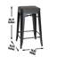 Tabouret en simili cuir Gennara-66324912