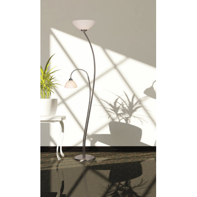 Stamford 183cm Torchiere Floor Lamp with Outlet