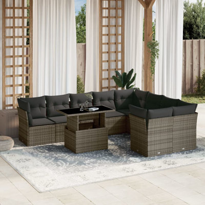 Ensemble de canapé de jardin Vidaxl
