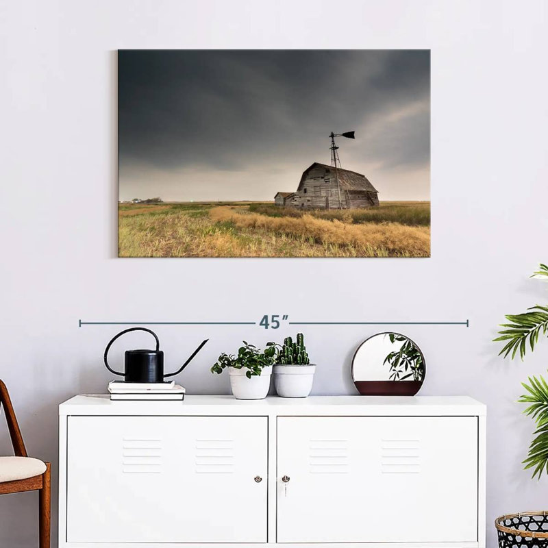 Alvord Saskatchewan Vintage Barn, 24" H x 36" W
