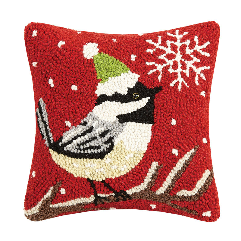 Throw Pillow, Chickadee