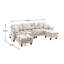 Canapés modulaires rembourrés 3 pièces Aindrea-611041376