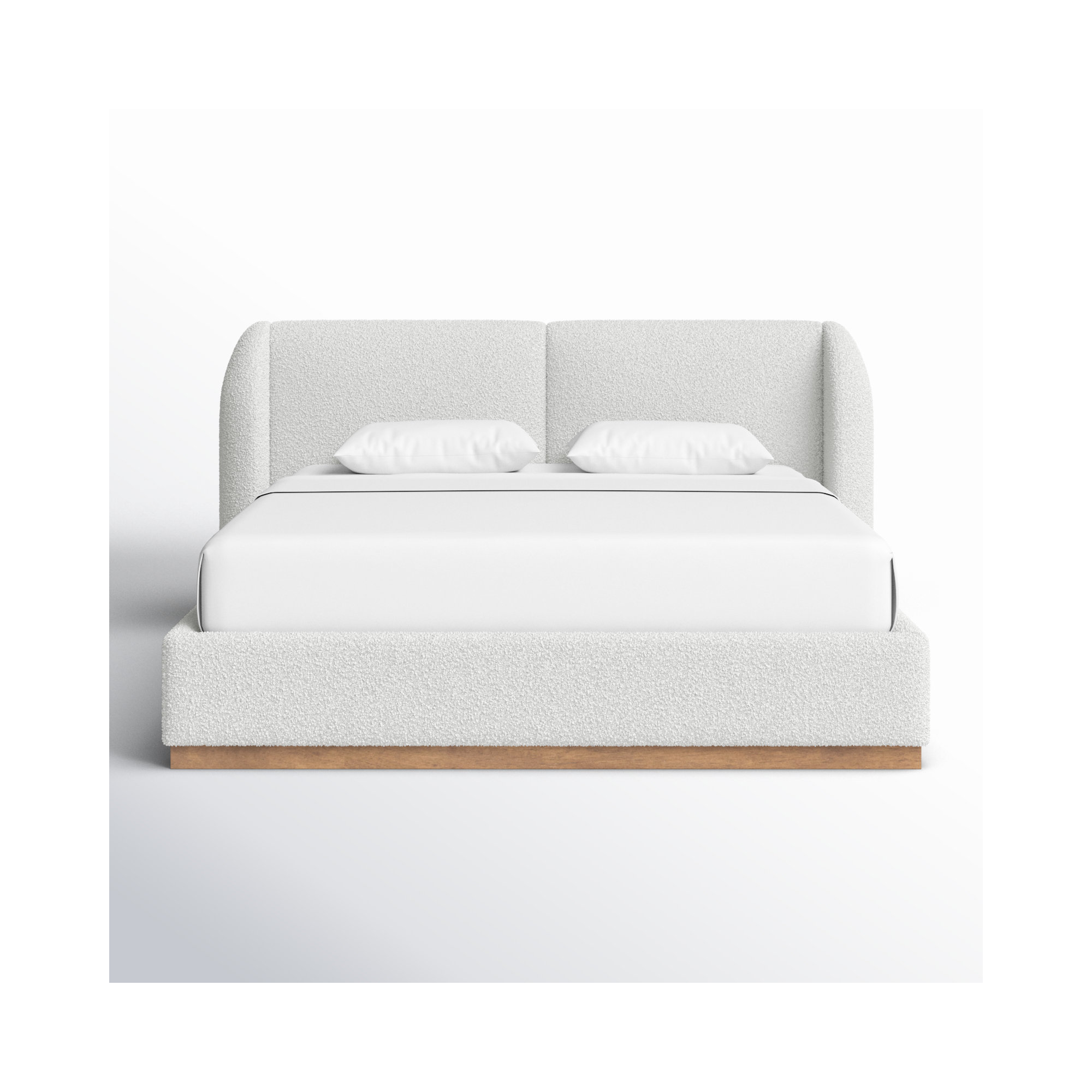Earley Boucle Fabric Bed, King