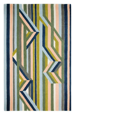 Reflets Sur Le Rhone Vert Riziere Rug