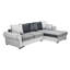 Aadyan 5 Seater Velvet Sofa Bed