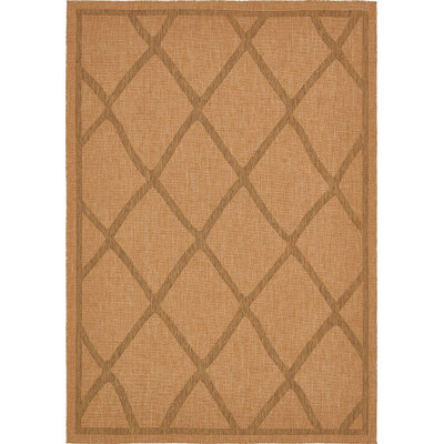 Tapis d'extérieur couleur caramel