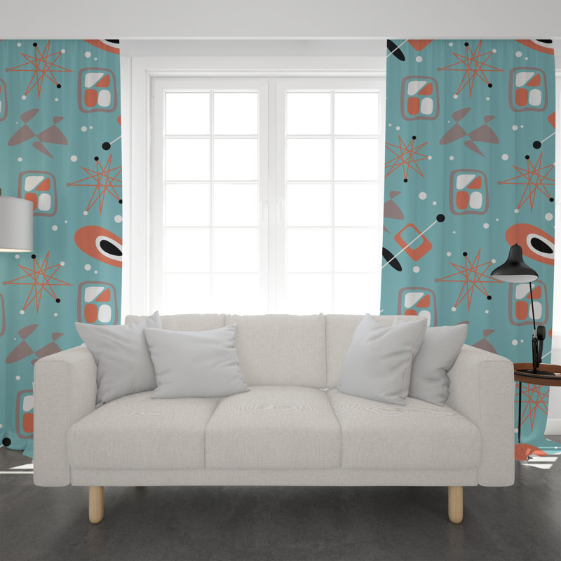 Paire de rideaux obscurcissant en polyester Charlbury, L 20 po x H 52 po