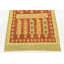Tapis de zone en laine rouge/vert 3 pi 2 po x 5 pi one-of-kind-noué la main Elland