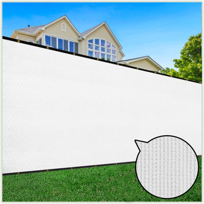 Royal Shade Privacy Screen Cover Windscreen with Heavy Duty Brass Grommets