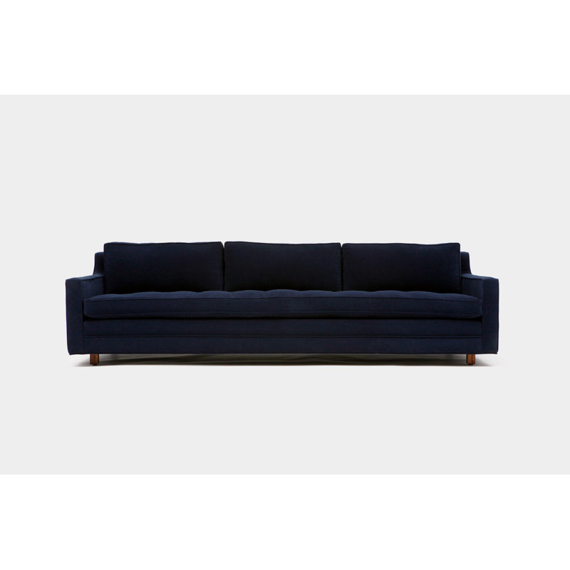 Sofa, Aged Velvet Deep Blue