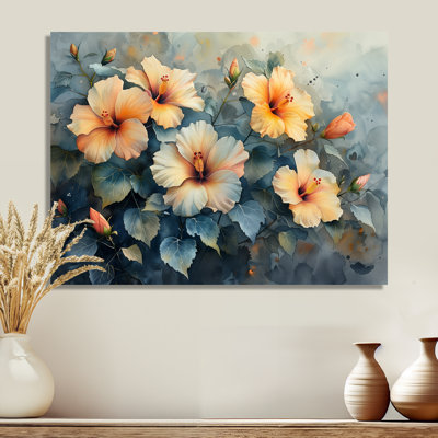 Stanislas - décoration murale hibiscus