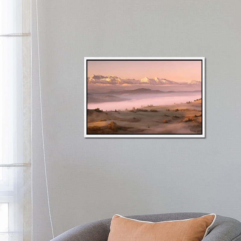 Fog Tatra by Krzysztof Mierzejewski - Floater Frame Print on Canvas