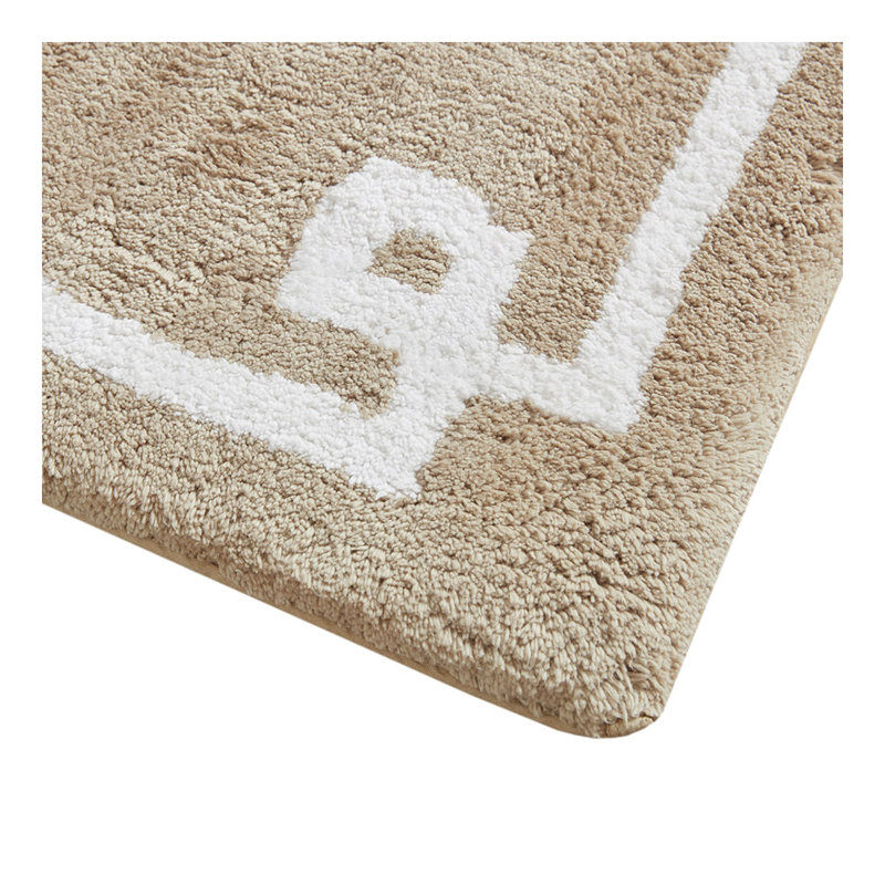 Cotton Tufted Bath Rug, Rectangle 1'8" x 2'6"