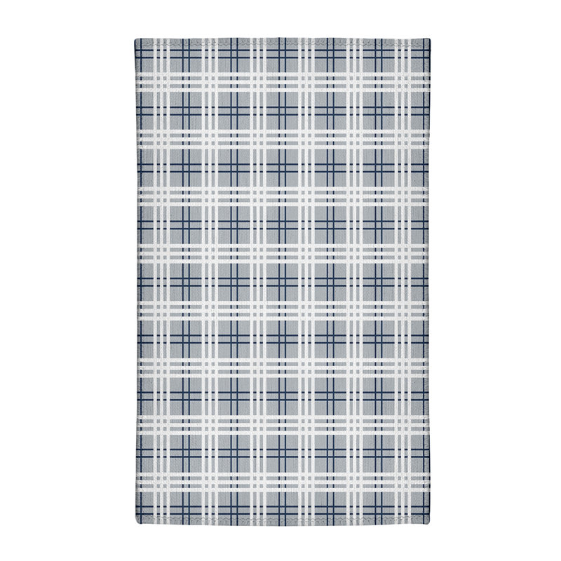 Tapis à carreaux gris, Rectangle 2 pi x 3 pi