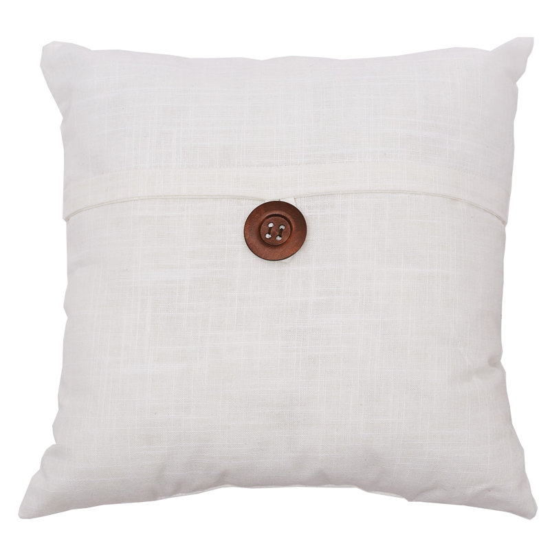 Envelope Throw Pillow, Cream