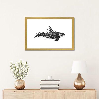 «Fractured Killer Whale» par Terry Fan - impression d'art graphique