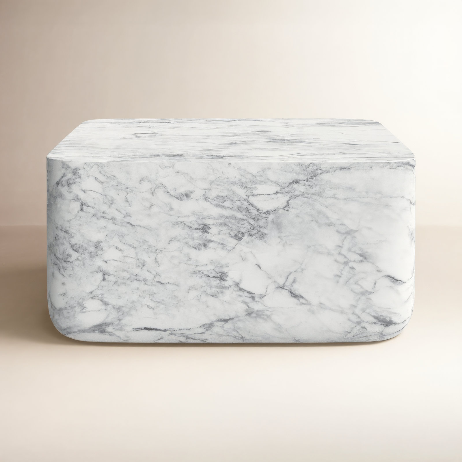 Antrim Single Coffee Table, White/Gray