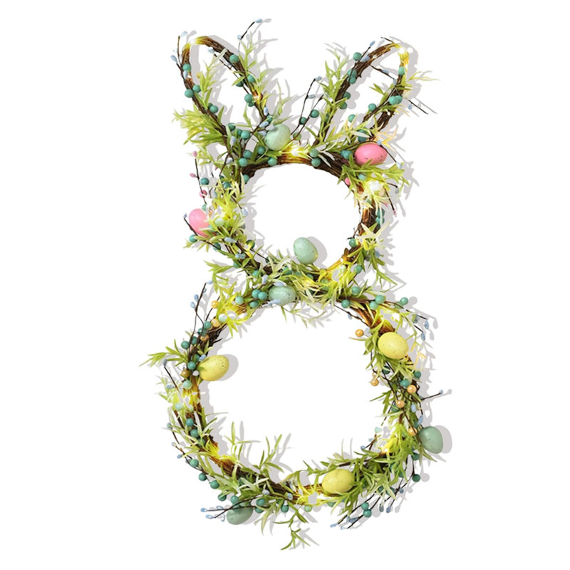 Plastic 33 cm Wreath
