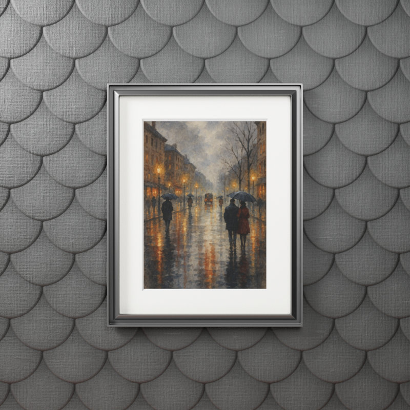 Clinger Single Picture Frame Print, 35.56 cm H x 27.94 cm W
