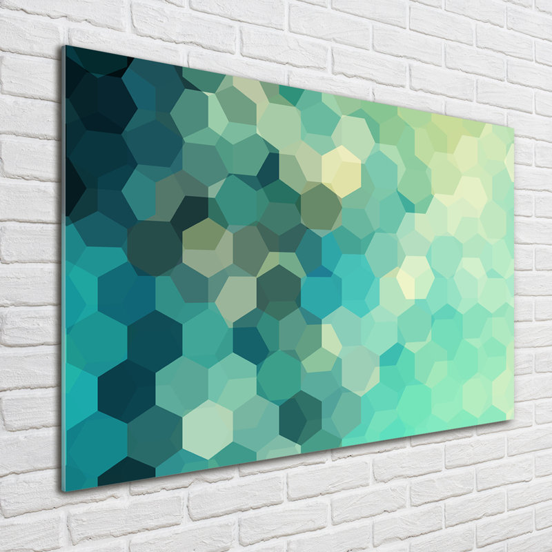 Abstraction Background - No Frame Print on Glass