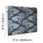 Floral Non-Pasted Metallic Wallpaper Roll by Candice Olson-1738902450