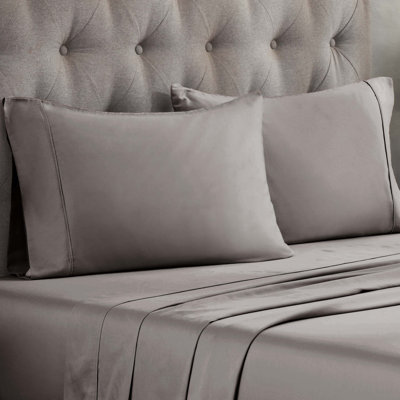 Superior 300 Thread Count Egyptian Cotton Blend Solid Pillowcases Set