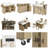 55.5" Fluted Kitchen Island with 2 Drop Leaf-454704040
