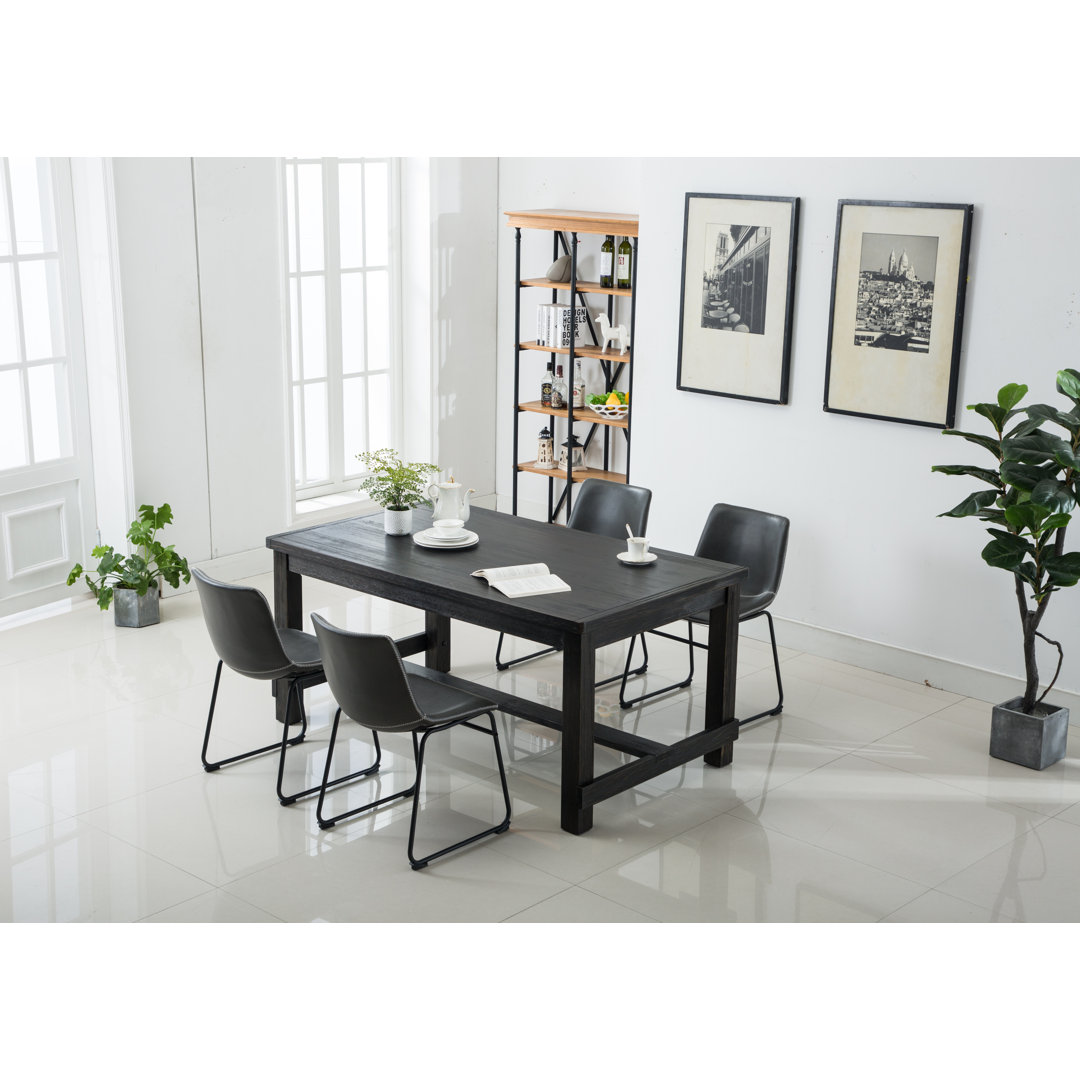 Telsha 4 - Person Four Leg Dining Set Latitude Run® Chair 
