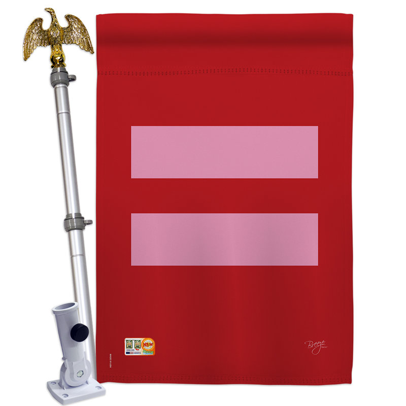 Ensemble de drapeaux en polyester 40 x 28 po Equalité