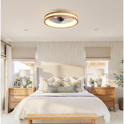 Ventilateur de plafond encastré 6 lumières Modern Farmhouse