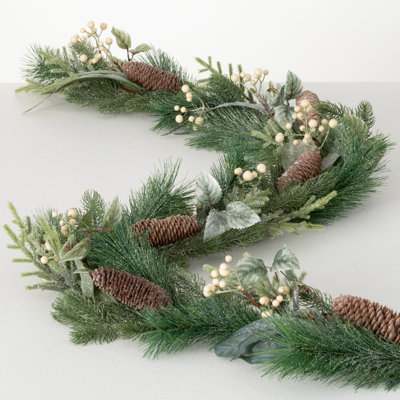 78" Faux Pine Garland