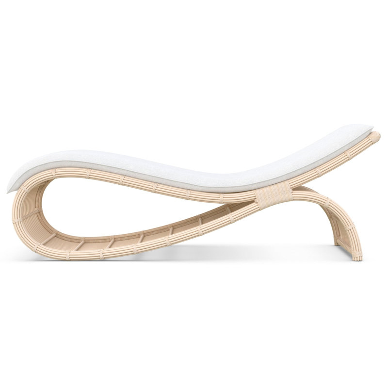 Paloma 77.17" Long Single Chaise with Cushions