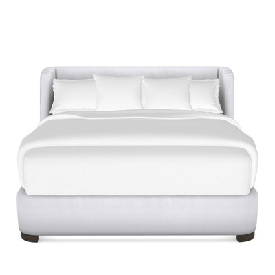 Tansy Upholstered Wingback Bed