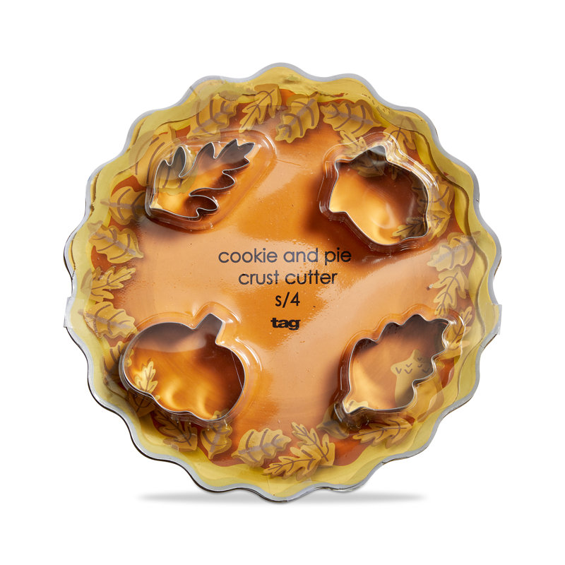 Fall Cookie/Pie Crust Cutter S/4
