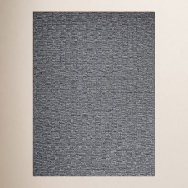 Winn Checkered Rug, Rectangle 5'3" x 7'