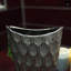 Vase de plancher ovale en céramique Simonne