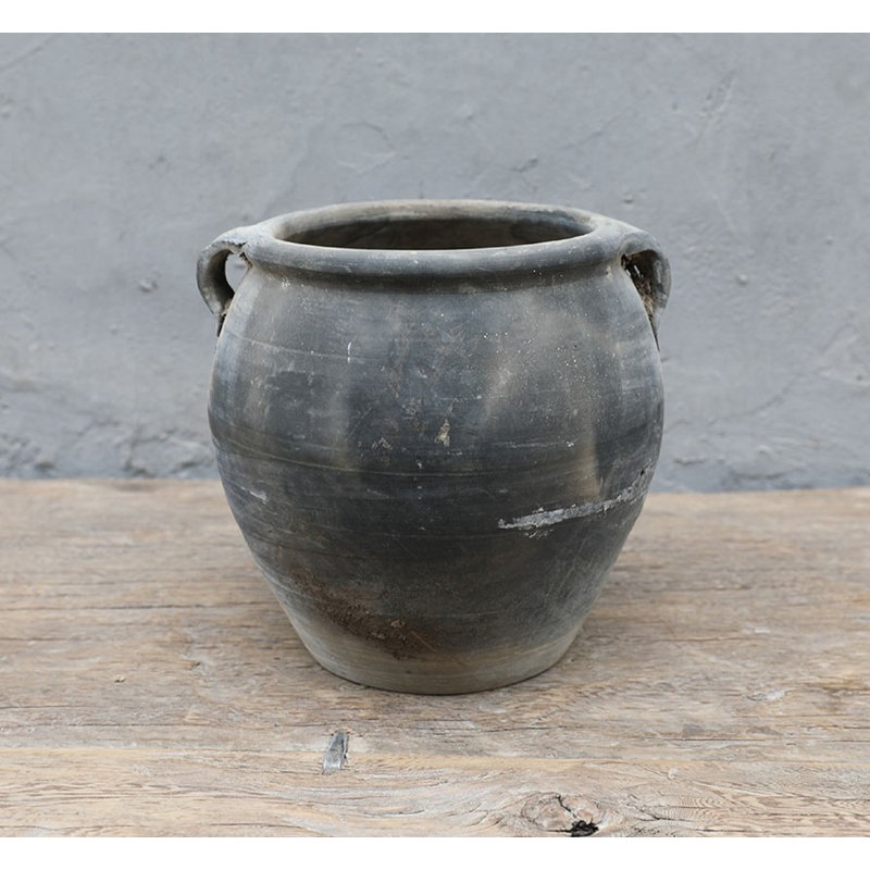 Vase de plancher en céramique d'intérieur / extérieur Elayna