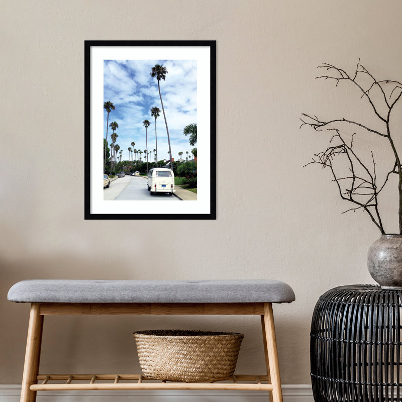 La Jolla Commute par Rachel Dowd, Noir, H 25 po x l 19 po