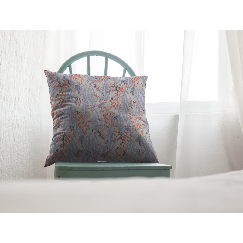 Housse et insert de coussin en faux suède Bernadine, 18 po x 18 po