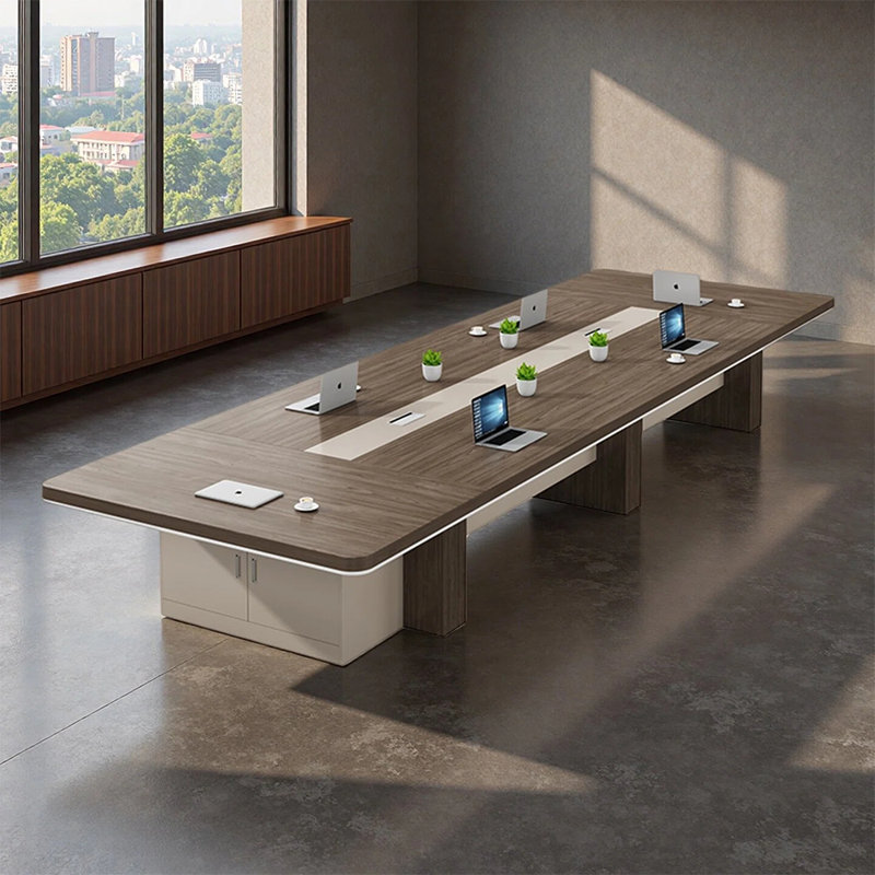 Table de conférence simple et tendance, H 29,52 po x L 196,85 po x l 62,99 po