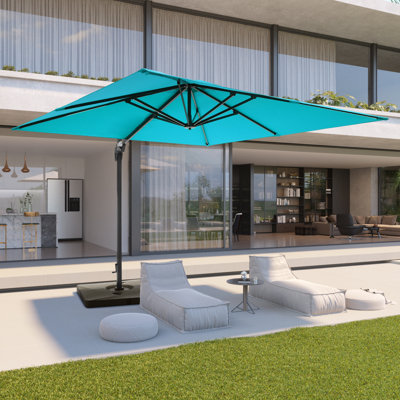 Parasol carré en porte-à-faux 120 po Ronalie