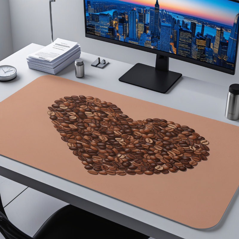 Polyester Desk Pad, 31.5x15.5